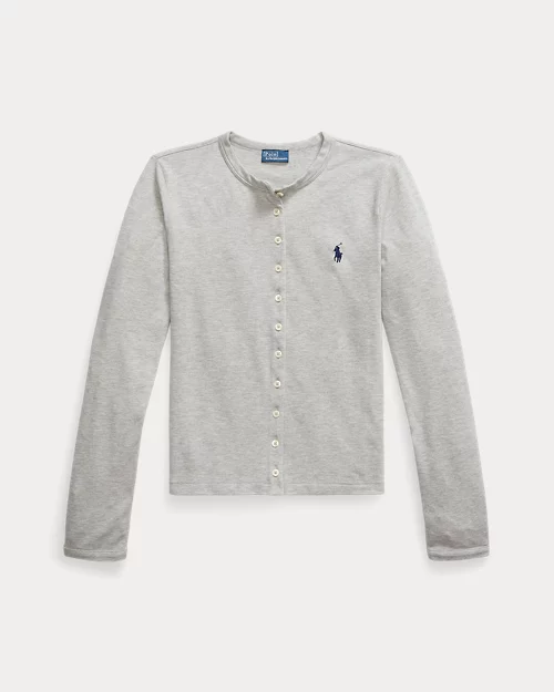 lauren ralph lauren Cárdigan de piqué elástico con algodón para mujer | Ralph Lauren® ES Grandes ahorros