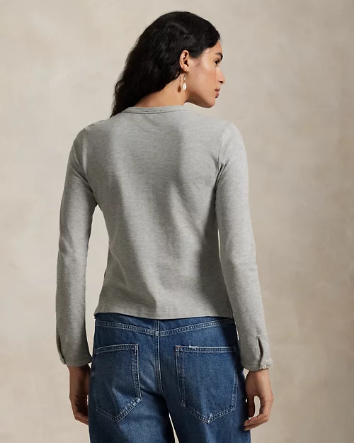 lauren ralph lauren Cárdigan de piqué elástico con algodón para mujer | Ralph Lauren® ES Grandes ahorros