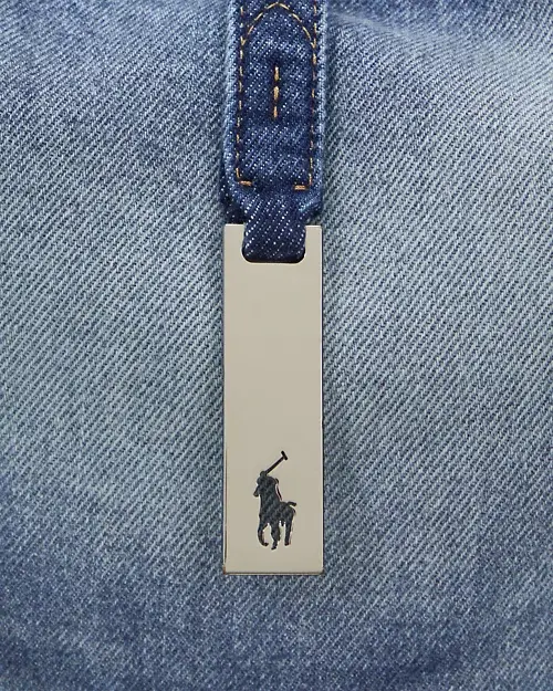 lauren ralph lauren Bolso de hombro Polo ID de denim pequeño para mujer | Ralph Lauren® ES Precio ultrabajo