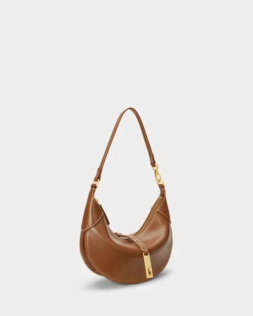 lauren ralph lauren Bolso Mini Shoulder Polo ID de piel para mujer | Ralph Lauren® ES 2025
