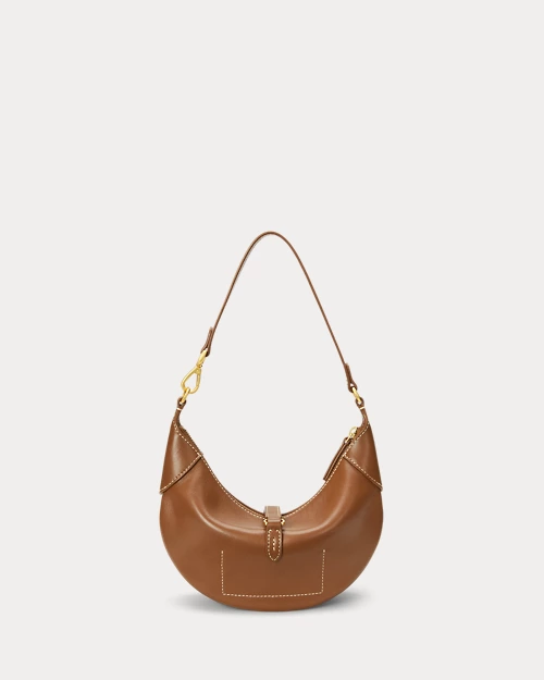 lauren ralph lauren Bolso Mini Shoulder Polo ID de piel para mujer | Ralph Lauren® ES 2025