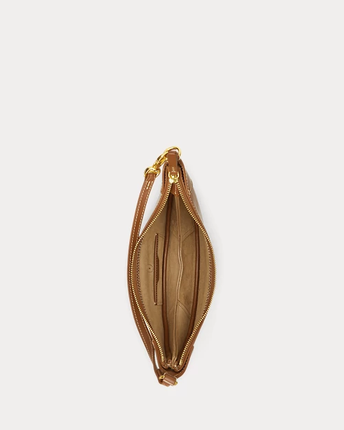 lauren ralph lauren Bolso Mini Shoulder Polo ID de piel para mujer | Ralph Lauren® ES 2025