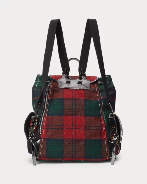 lauren ralph lauren Mochila Bellport de piel y lana para mujer | Ralph Lauren® ES En línea
