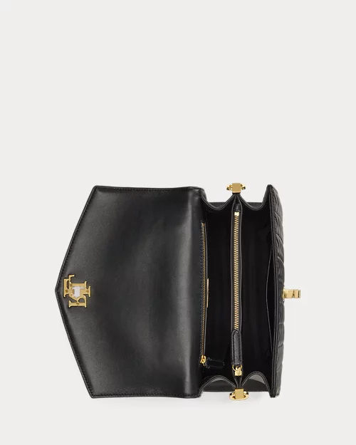 lauren ralph lauren Bolso satchel Farrah mediano de piel para mujer | Ralph Lauren® ES Venta caliente