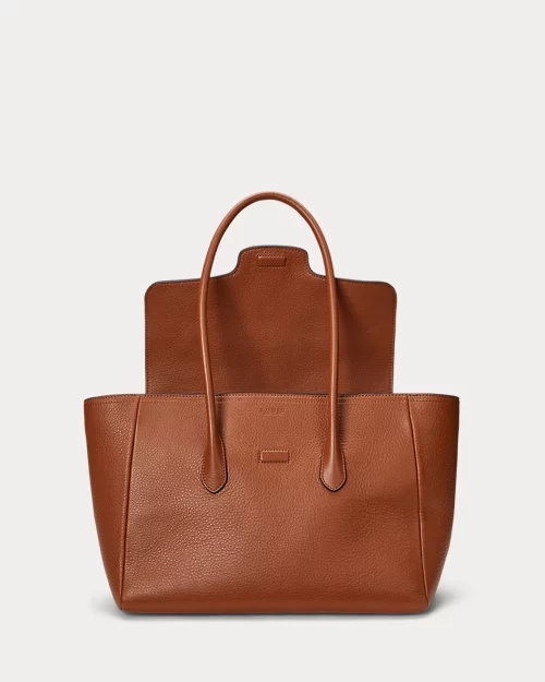 lauren ralph lauren Bolso satchel Tanner grande de piel para mujer | Ralph Lauren® ES Gran oferta