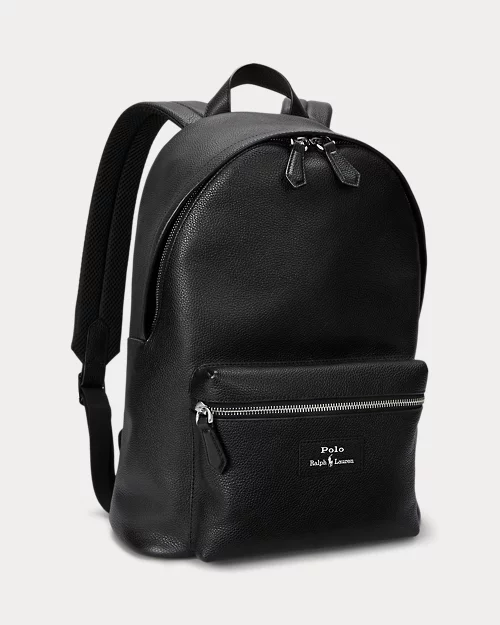 lauren ralph lauren Mochila de piel granulada para hombre | Ralph Lauren® ES Rebajas online