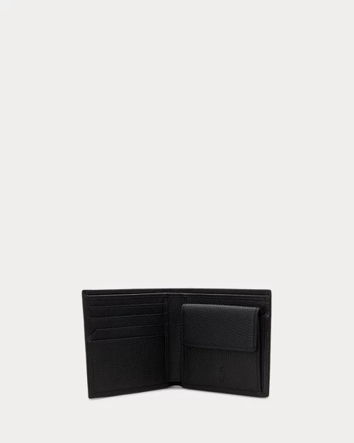 lauren ralph lauren Billetera de piel granulada para hombre | Ralph Lauren® ES Envío gratis