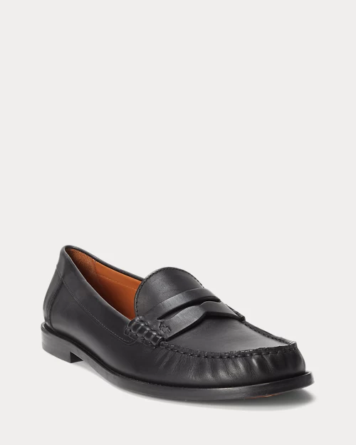 lauren ralph lauren Mocasín penny de piel de becerro para mujer | Ralph Lauren® ES Descuentos del mes