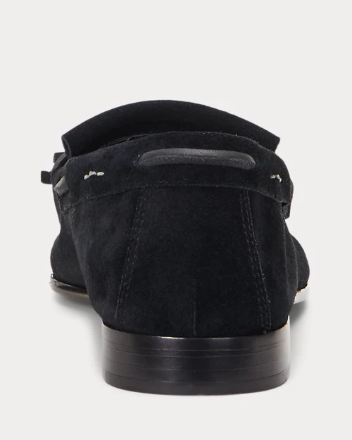 lauren ralph lauren Mocasín de ante con ribete de flecos para mujer | Ralph Lauren® ES Última moda