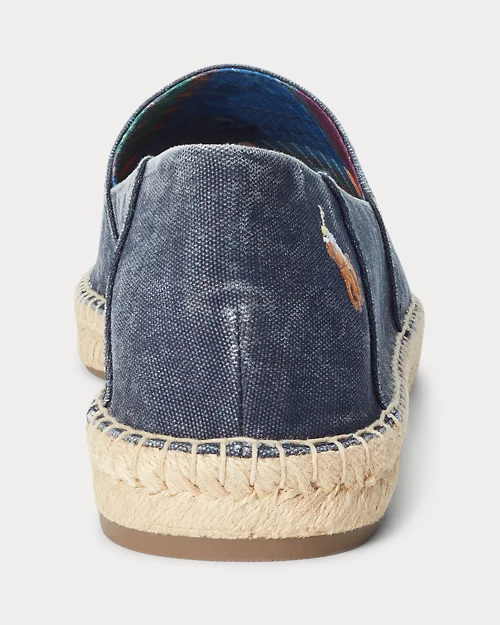 lauren ralph lauren Alpargata Cevio de loneta lavada para hombre | Ralph Lauren® ES Ofertas de temporada