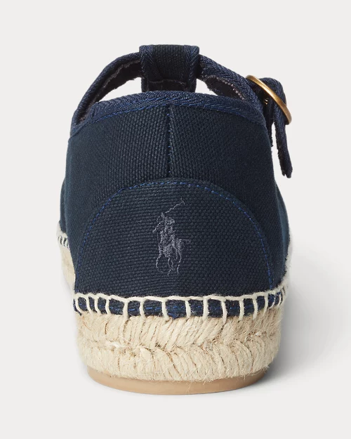 lauren ralph lauren Alpargata de loneta con muesca para mujer | Ralph Lauren® ES Rebajas de fin de temporada