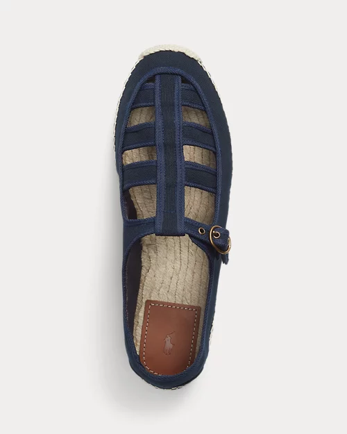 lauren ralph lauren Alpargata de loneta con muesca para mujer | Ralph Lauren® ES Rebajas de fin de temporada