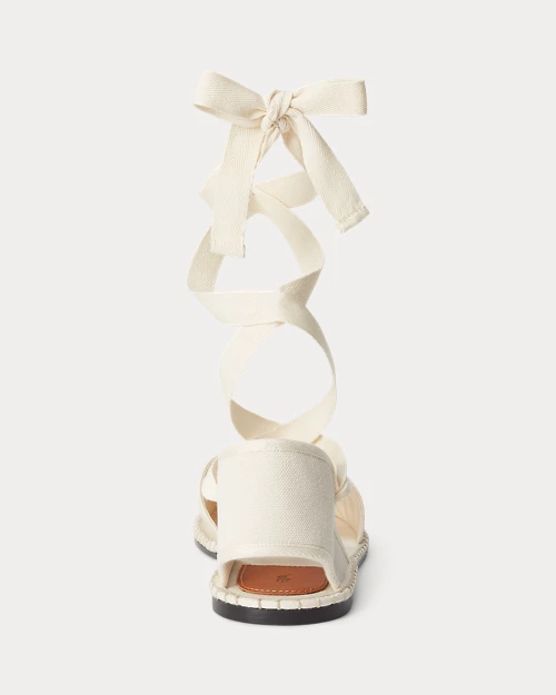 lauren ralph lauren Alpargata de loneta con cordones para mujer | Ralph Lauren® ES 2025