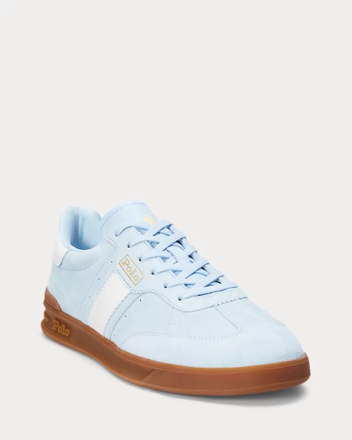 lauren ralph lauren Deportiva Heritage Aera de ante para mujer | Ralph Lauren® ES Outlet online