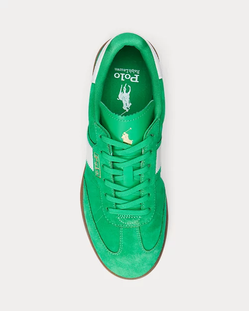 lauren ralph lauren Deportiva Heritage Aera de ante para mujer | Ralph Lauren® ES Rebajas