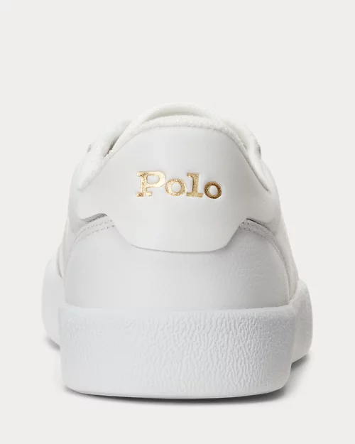 lauren ralph lauren Deportivas Court vulcanizadas con rayas para mujer | Ralph Lauren® ES En oferta