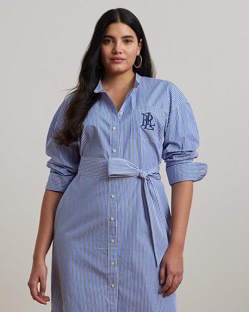 lauren ralph lauren Vestido camisero de paño con cinturón para mujer | Ralph Lauren® ES Tienda