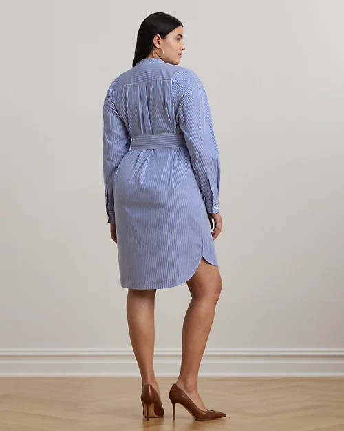 lauren ralph lauren Vestido camisero de paño con cinturón para mujer | Ralph Lauren® ES Tienda