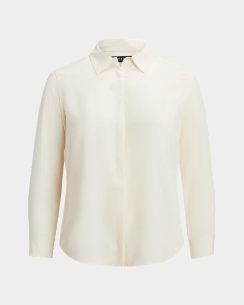 lauren ralph lauren Camisa de crepé para mujer | Ralph Lauren® ES Rebajas online