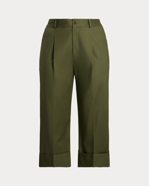 lauren ralph lauren Pantalón tobillero de algodón elástico para mujer | Ralph Lauren® ES Rebajas top