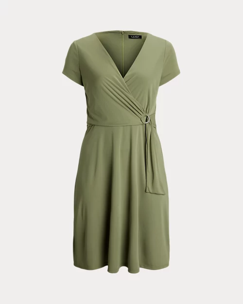 lauren ralph lauren Vestido cruzado de punto jersey para mujer | Ralph Lauren® ES Últimos 2 días