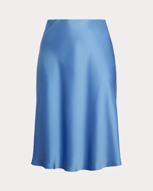lauren ralph lauren Falda midi de charmeuse de raso para mujer | Ralph Lauren® ES Solo hoy