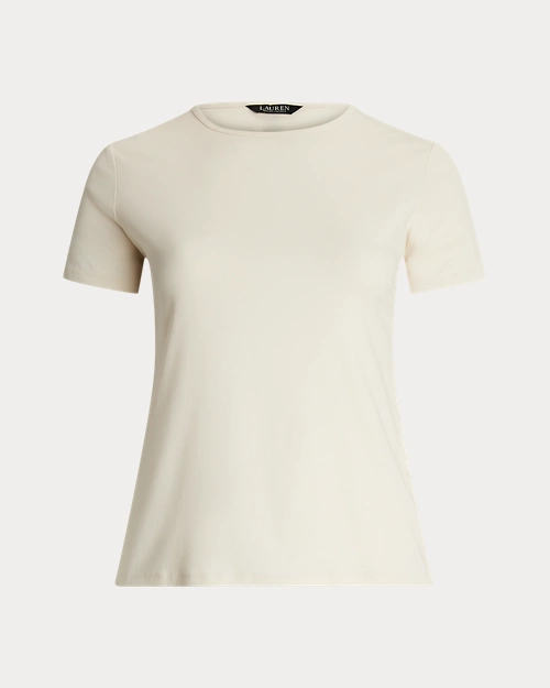 lauren ralph lauren Camiseta de algodón elástico para mujer | Ralph Lauren® ES Solo queda un día