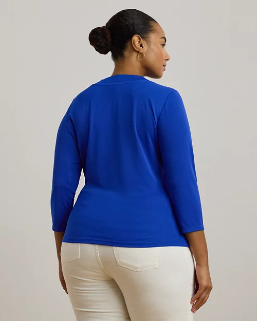 lauren ralph lauren Top de punto elástico para mujer | Ralph Lauren® ES Ahorra y exporta