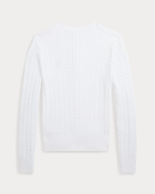 lauren ralph lauren Cárdigan de algodón en punto de ochos para niña | Ralph Lauren® ES Ofertas especiales