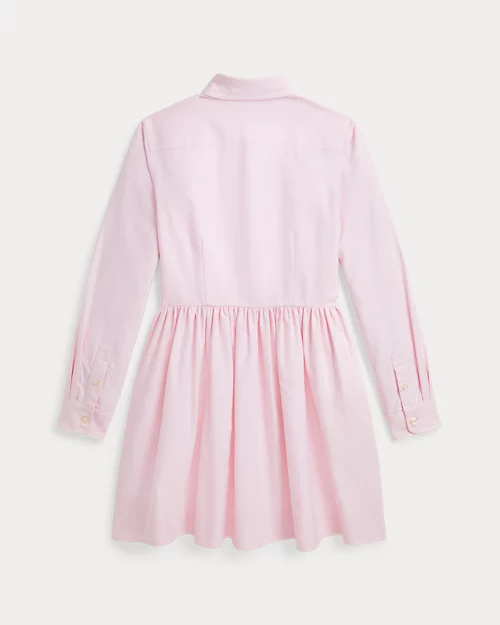 lauren ralph lauren Vestido camisero de oxford de algodón para niña | Ralph Lauren® ES Grandes ahorros