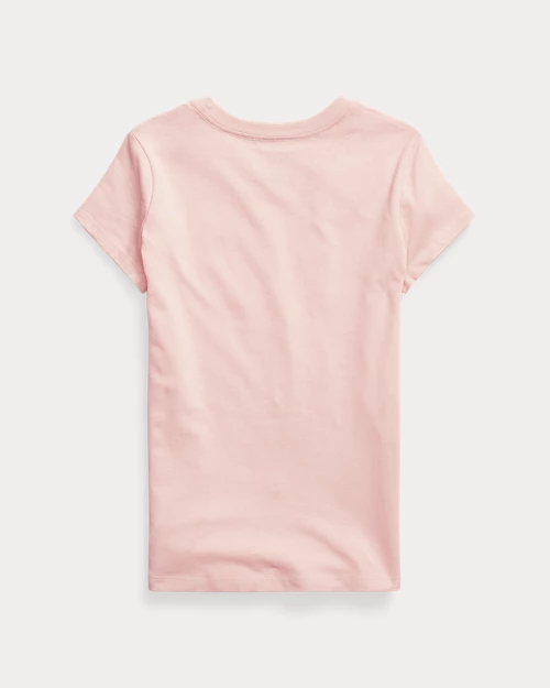 lauren ralph lauren Camiseta de punto jersey de algodón para niña | Ralph Lauren® ES Outlet