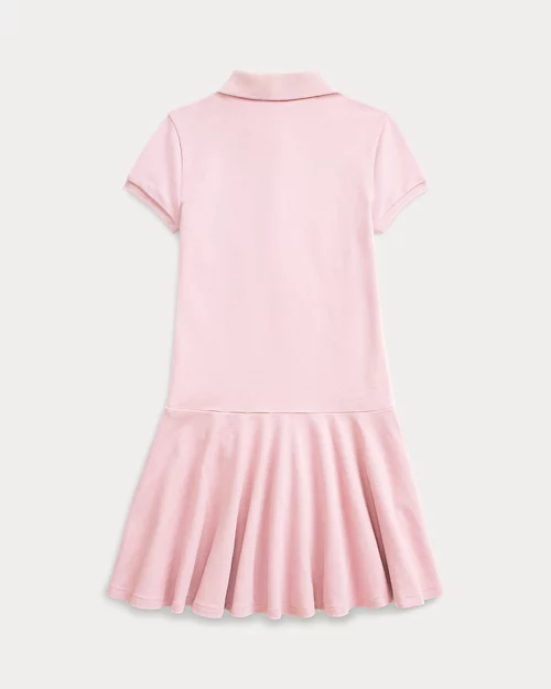 lauren ralph lauren Vestido tipo polo de manga corta para niña | Ralph Lauren® ES Rebajas de fábrica