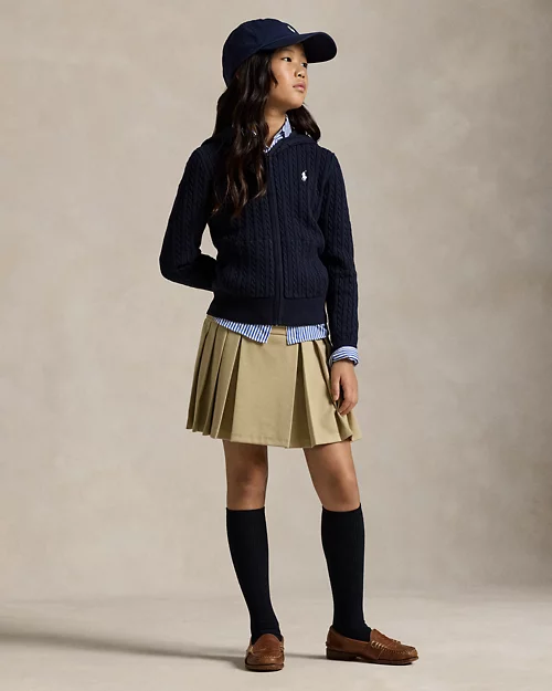 lauren ralph lauren Falda pantalón plisada de ponte para niña | Ralph Lauren® ES Ventas relámpago