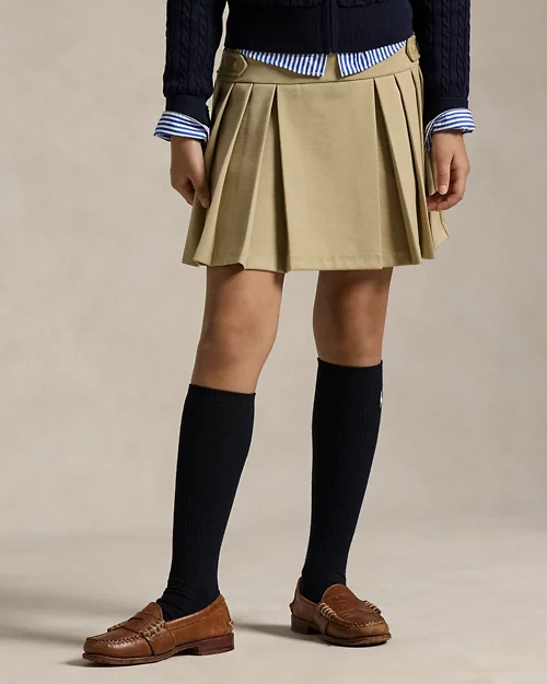 lauren ralph lauren Falda pantalón plisada de ponte para niña | Ralph Lauren® ES Ventas relámpago
