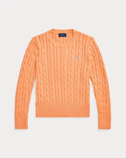 lauren ralph lauren Jersey de algodón en punto de ochos para niña | Ralph Lauren® ES Descuento
