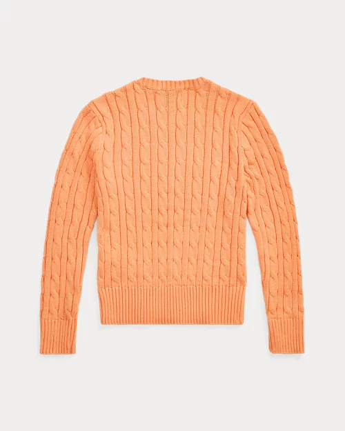 lauren ralph lauren Jersey de algodón en punto de ochos para niña | Ralph Lauren® ES Descuento