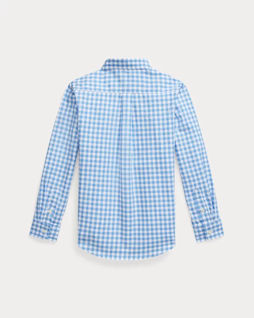 lauren ralph lauren Camisa de popelina de algodón de cuadros para niño | Ralph Lauren® ES Mejor oferta