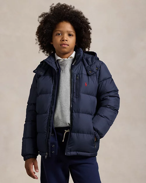 lauren ralph lauren Plumón de ripstop con capucha para niño | Ralph Lauren® ES COMPRAR AHORA