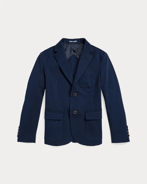 lauren ralph lauren Chaqueta de traje de chino elástica para niño | Ralph Lauren® ES Liquidación