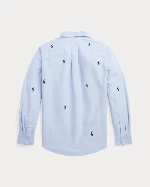 lauren ralph lauren Camisa oxford de algodón con caballo para niño | Ralph Lauren® ES Limitado a 3 días
