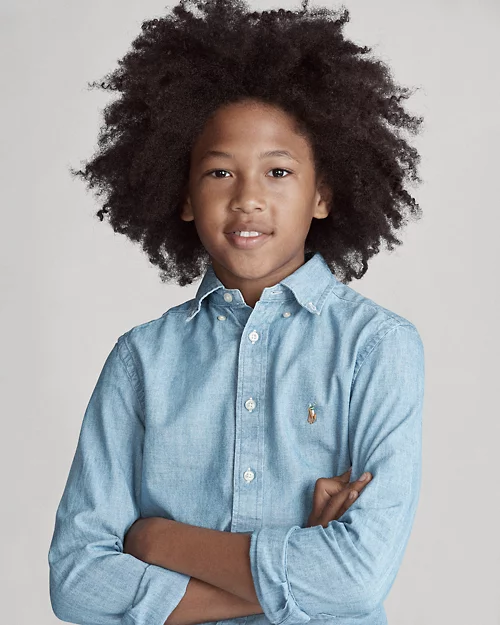 lauren ralph lauren Camisa de cambray de algodón para Children | Ralph Lauren® ES En oferta