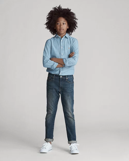 lauren ralph lauren Camisa de cambray de algodón para Children | Ralph Lauren® ES En oferta