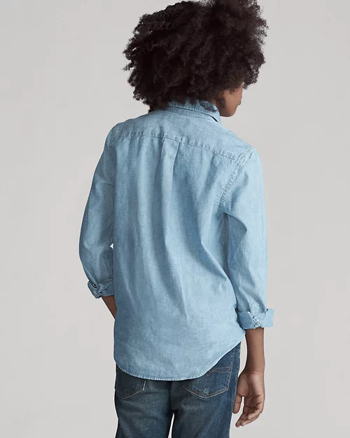 lauren ralph lauren Camisa de cambray de algodón para Children | Ralph Lauren® ES En oferta