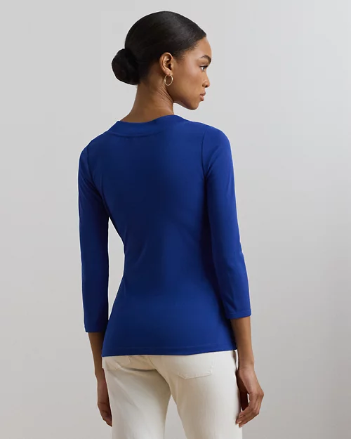 lauren ralph lauren Top de punto elástico para mujer | Ralph Lauren® ES Grandes ahorros
