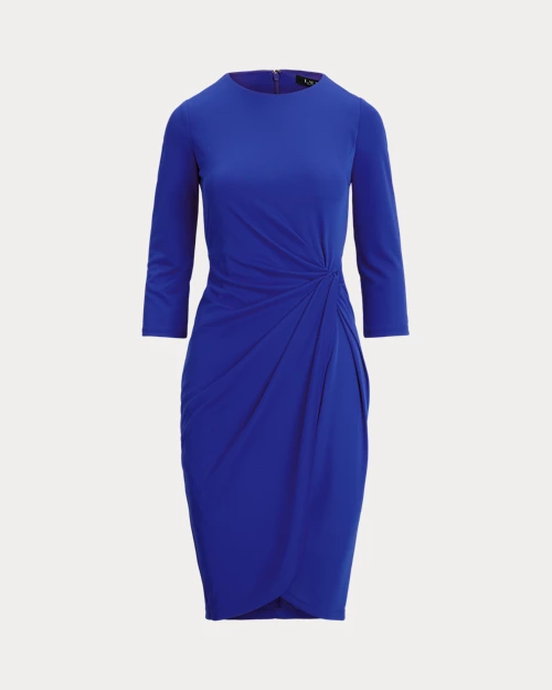 lauren ralph lauren Vestido anudado de punto elástico para mujer | Ralph Lauren® ES Devoluciones gratuitas