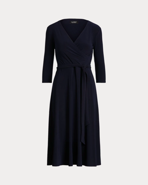 lauren ralph lauren Vestido cruzado de punto jersey para mujer | Ralph Lauren® ES En línea