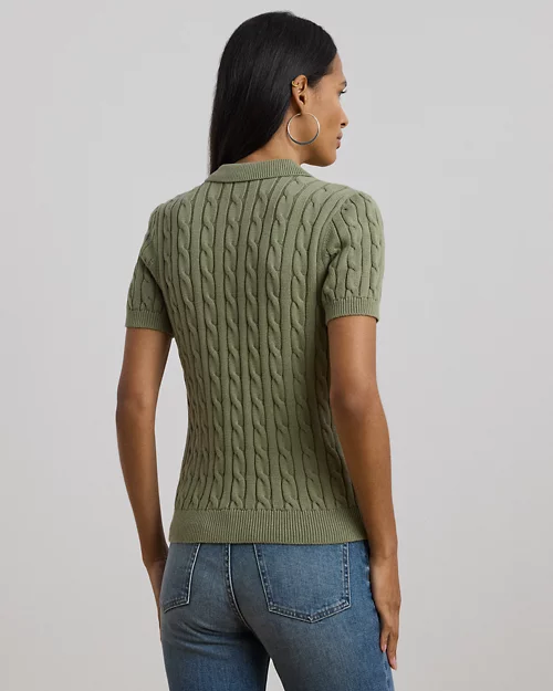 lauren ralph lauren Jersey tipo polo de algodón para mujer | Ralph Lauren® ES Gran oferta
