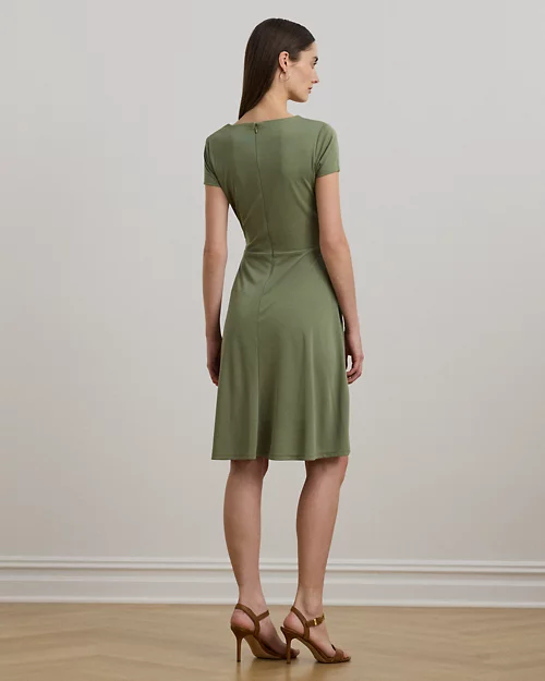 lauren ralph lauren Vestido cruzado de punto jersey para mujer | Ralph Lauren® ES Tienda