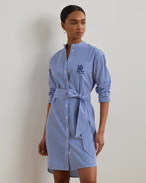 lauren ralph lauren Vestido camisero de paño con cinturón para mujer | Ralph Lauren® ES Mejor oferta