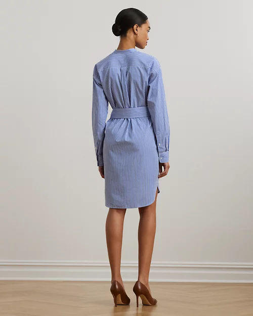 lauren ralph lauren Vestido camisero de paño con cinturón para mujer | Ralph Lauren® ES Mejor oferta
